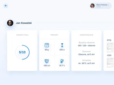 Medical Clinic iPad App after effects animation app app concept application hospital interaction ipad ui ux
