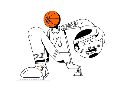 Ball so hard all the pretty colors athlete basketball basketball player character nathan walker nba nike shoes sports