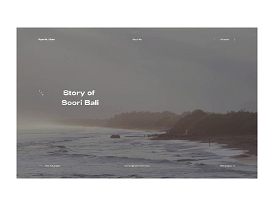 Ryan M. Chan personal website redesign design digital interaction minimal typography ui ux web website