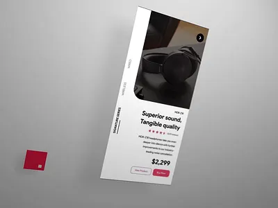 Sony App (Concept) - InVision Studio 3dcamera animation app design gif interaction design invisionstudio ios motion product design ui ux