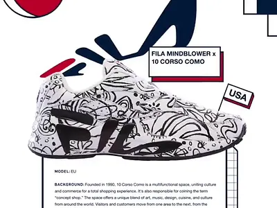 Fila #mindbreaker animation design fila motion typography ui