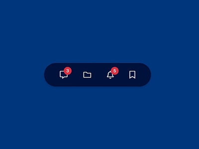 Navigation Reveal animation bootstrap css design exploration font awesome interaction micro interaction navigation notification smooth thor ui ui ux