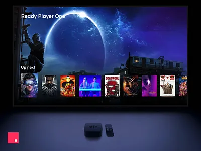 InVision Studio — TV animation cards clean design film invision studio minimal movie prototype tv tv os ui ux