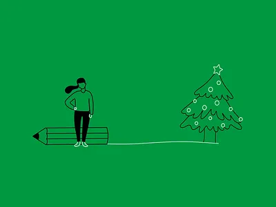 Happy Holidays! after effects animation christmas crystal.ai design holidays igenius.ai illustration merry christmas xmas