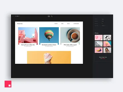 InVision Studio — Drag and drop animation blog design design tools desktop drag and drop dragging editor interaction invision invision studio invisionstudio mobile mobile and desktop responsive transition webpage