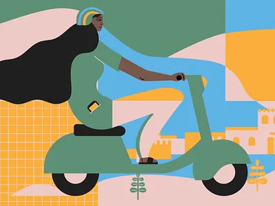 Vroom vroom animation character motion