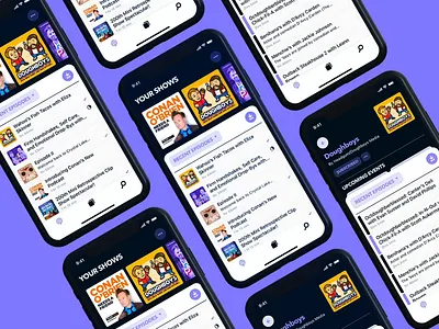 Podify Prototype animation design freebie interface iphone mobile podcast principle prototype sketch ui ux ux design