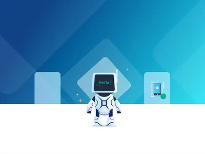 Cubert animation icons illustration illustrator phone robot scan ui user interface ux web webdesign