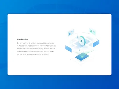 .mov Keynote interacted illustration affinity designer card checkout clean design challenge cruzeo crypto currency gradient ico landing page interaction isometric illustration keynote animation procreate taxi driver ui animation ui ux