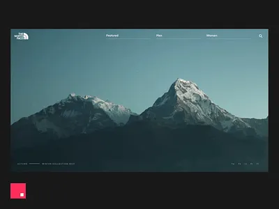 InVision Studio — The North Face animation ui ux