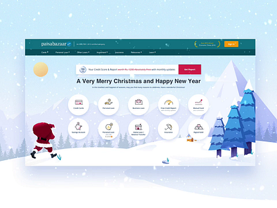 🎊Merry Christmas 2019 animation christ christmas color design desktop happy holiday happy new year illustration landing screen mac merrychristmas motion paisabazaar snowfall ui ux design windows windows 7 winter