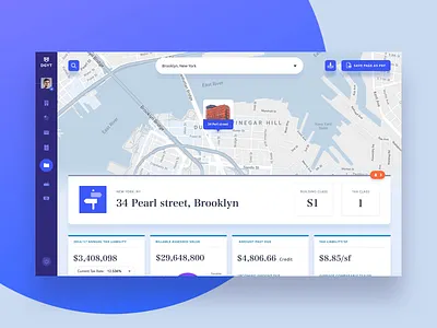 Realty Portfolio Management Dashboard app building clean dashboard finance halolab house money realty taxes typography ui ux web website