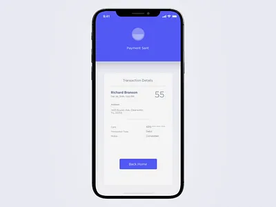 Transfer Screen ae animation app apple concept design fintech gif ios ui ux video