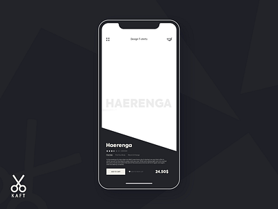 Kaft - App Ui Redesign animation app clean dark design dribbble ecommerce app fashion hero homepage iphone x loop mobile ui ux