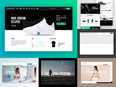 Best 6 Of 2018 black clean clothing design dress e commerce eshop fashion fragrance index minimal product redesign shopify sneakers typography ui ux web white