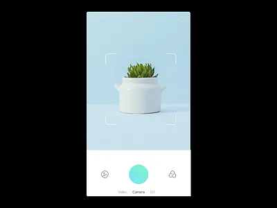 camera app design discern gif interface ui