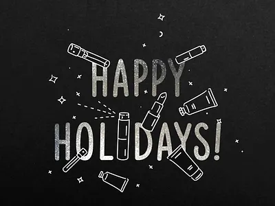 Happy Holidays 2019 animation cheer holiday motion design new year