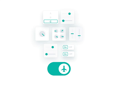 Hotelchamp - Autopilot animation a.i. ai animation artificial intelligence engine machine learning motion off on switch toggle tools turn off turn on widget widgets