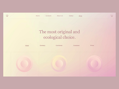 Gradients card catalog gradient interface ui