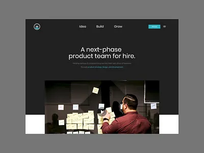 - Home Page after effects agency figma home page motion design ui website website animation website concept
