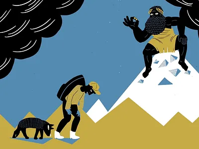 Madrinas Coffee commercial ada advert animation animation studio cartoon character coffe commercial crazy design energy god greece illustration myth mythical creature mythology studio pigeon vector zeus