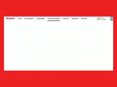 LE GRAND ◾️Concept page animation branding design electricity homepage interaction legrand parallax type typography ui ux