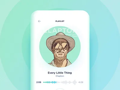 Music cover 3d effect concept using gyroscope 3d app audio clapton concept cover device effect eric clapton every little thing experimental gyroscope hand handling interaction mobile movement music song visual