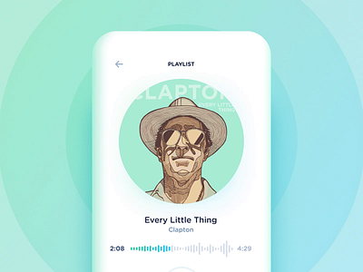 Music cover 3d effect concept using gyroscope 3d app audio clapton concept cover device effect eric clapton every little thing experimental gyroscope hand handling interaction mobile movement music song visual