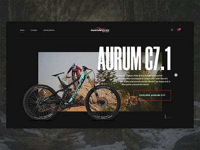 Norco Website Concept after effects animation design ui web design website xd