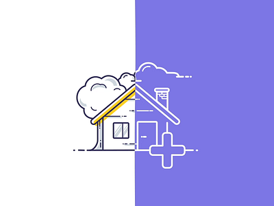 Housy, animated illustrations after effects animation icons illustration motion