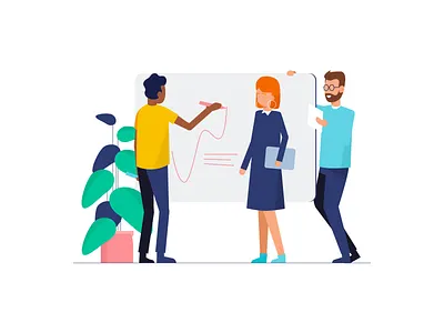Teamwork & Startup Illustrations V after effects animation design illustration motion motion design ui8 vector