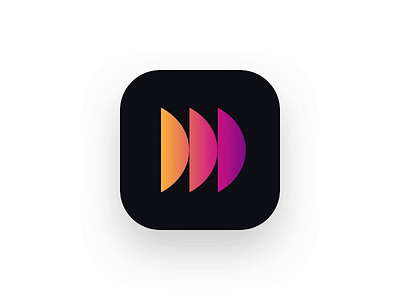 DataLight icon animation app blockchain branding cryptocurrency datalight gif gradient icon ios logo minimal mobile motion principle product video