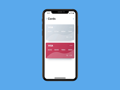 Choice Card app apple board color design interface list mobile screen style ui ux