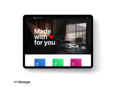 Animation — Interstech adobe xd animation design site ui ux website xd