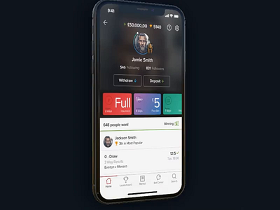 Level Up Prototype animation appliance application design gif iphone mobile principle principleapp ui ux