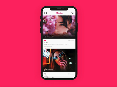 Pull to Refresh Mockup adobe xd designcamera iphone mockup pull to refresh