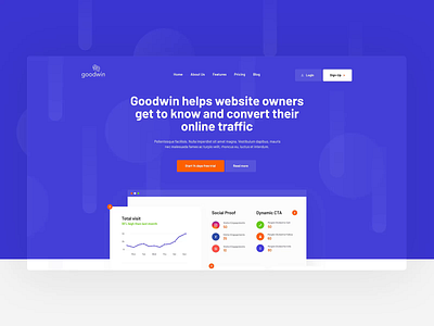 Goodwin app design goodwin landingpage microsajt mobile mobileapp onepage poland ui uidesign usa ux website website animation wordpress