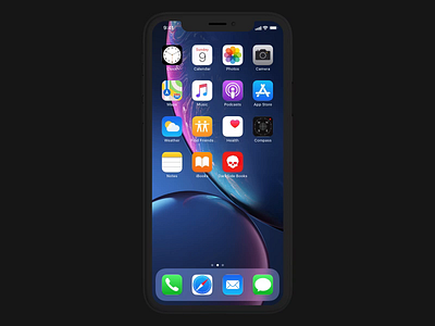 DarkSide Books experience on iPhone books dark app dark mode ibooks library reading skull