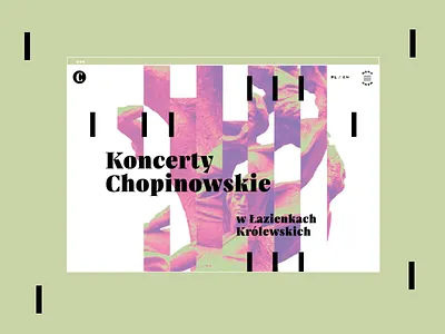 Estrada | Chopin concerts | Intro animation animation animation design branding identity chopin collage concert graphic design illustration intro screen intro video motion piano podpunkt presentation sequence typography warsaw web animation web design website