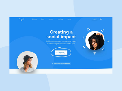 Corporate Design animation interface landing page pastel ui ux web
