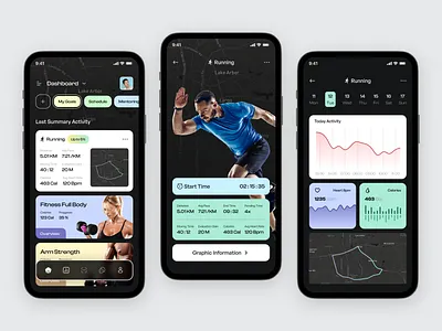 Zara - Gym Fitness Mobile design graphic design illustration logo ui ui ux uidesign user experience user interface design userinterface web design