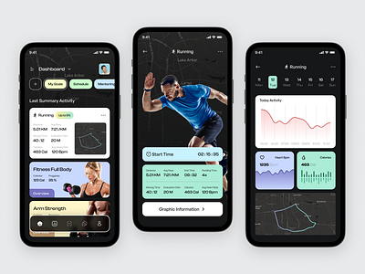 Zara - Gym Fitness Mobile design graphic design illustration logo ui ui ux uidesign user experience user interface design userinterface web design