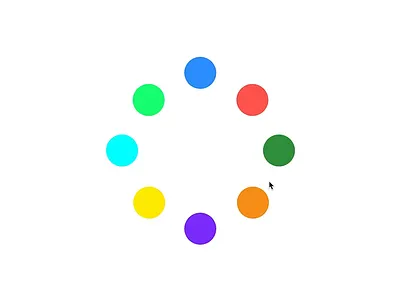 Color Palette + InVision Studio animation flat invisionstudio madewithstudio minimal motion ui
