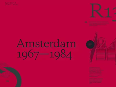 Type & Color — 008 motion animation clean layout minimal motion principle typography web website