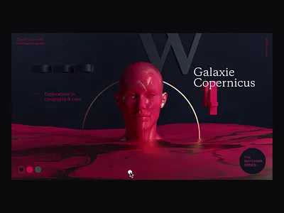 Type & Color — 008 / Explorations abstract after effects animation cinema4d color experiment interaction interface octane type typography ui ui design ux web design website