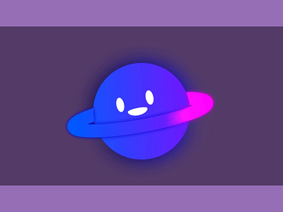 Hello Dribbble! animation cartoon cute design first shot hello dribble hi dribbble icon illustration planet