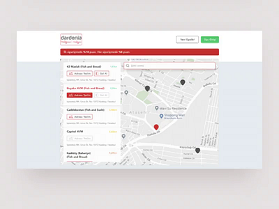 Food Order - Web animation dinner food minimal order page product ux ux ui web web design webpage