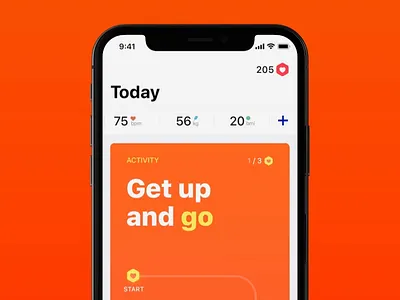 Apple Health of a Healthy Human activity animation apple bpm gamification goals healt lifestyle sleep ukraine