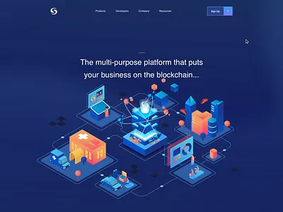 Syscoin Interaction app color icons illustration interaction interaction design isometric space ui uidesign uiux user interface ux web website