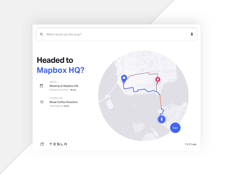 Example of Mapbox Turn by Turn Navigation 🚙 - Full Route